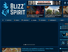Tablet Screenshot of blizzspirit.com